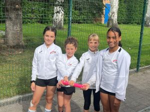 Carmen Gozalo, Alba Abellan, Nelli Ermolaeva y Mary Iheme