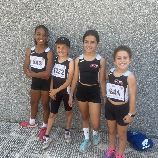 Mary Iheme, Nelli Ermolaeva, Carmen Gozalo y Alba Abellan