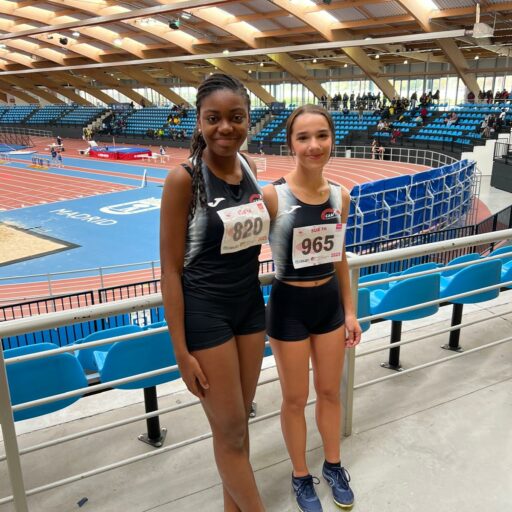 Angelik San Martin y Sofía Guardiola