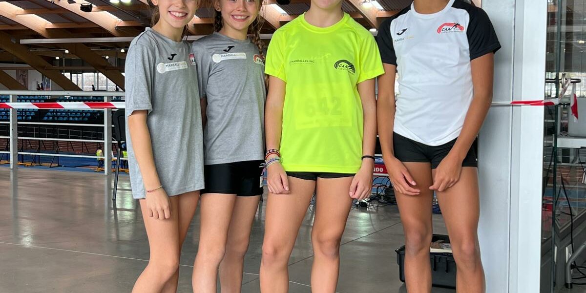 Juliette Olivan, Elisa Olivan, Carmen Gozalo y Mary Iheme