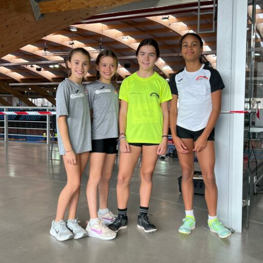 Juliette Olivan, Elisa Olivan, Carmen Gozalo y Mary Iheme