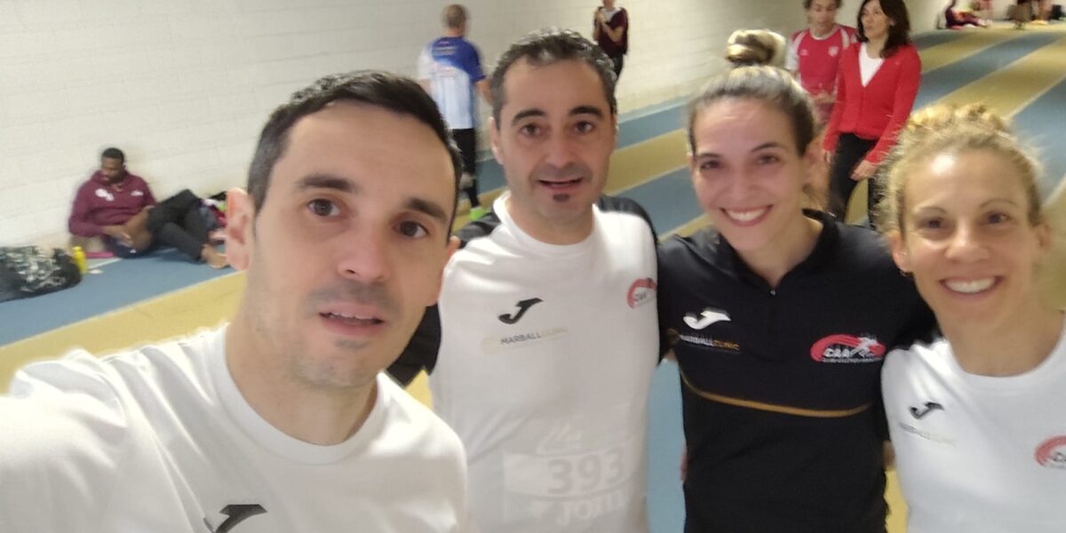 María Arévalo, Marina De Benito, Daniel Belmonte y José Luis Regidor