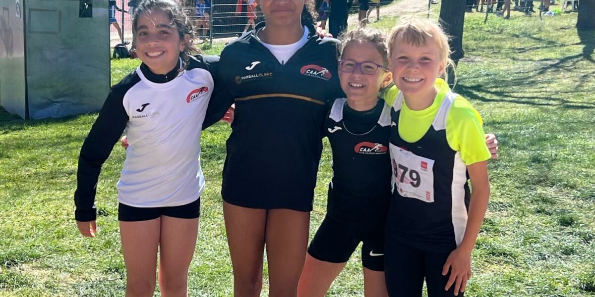 Pilar Belomnte, Alba Abellan, Nelli Ermolaeva y Mary Iheme