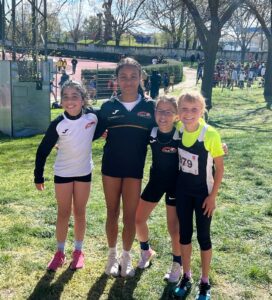 Pilar Belomnte, Alba Abellan, Nelli Ermolaeva y Mary Iheme