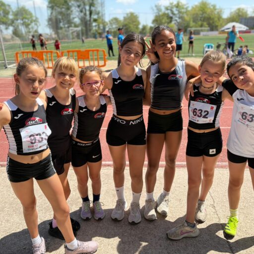 Pilar Belmonte, Elisa Olivan, Alba Abellán, Carmen Gozalo, Mary Iheme, Nelli Ermolaeva y Juliette Oliván