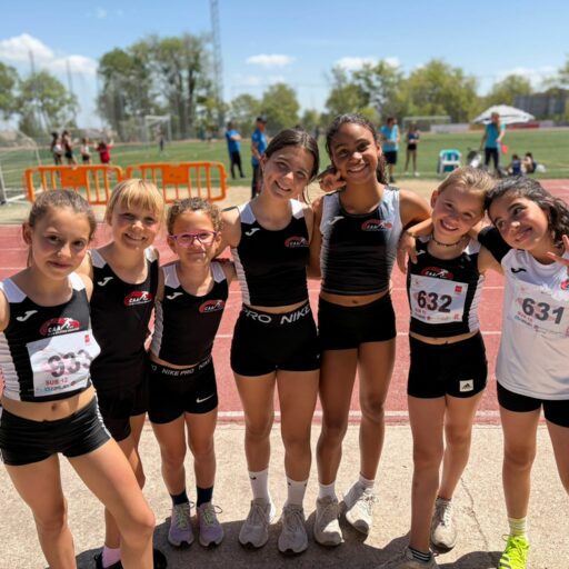 Pilar Belmonte, Elisa Olivan, Alba Abellán, Carmen Gozalo, Mary Iheme, Nelli Ermolaeva y Juliette Oliván