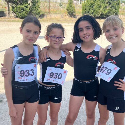 Juliette Olivan, Alba Abellán, Pilar Belmonte y Nelli Ermolaeva