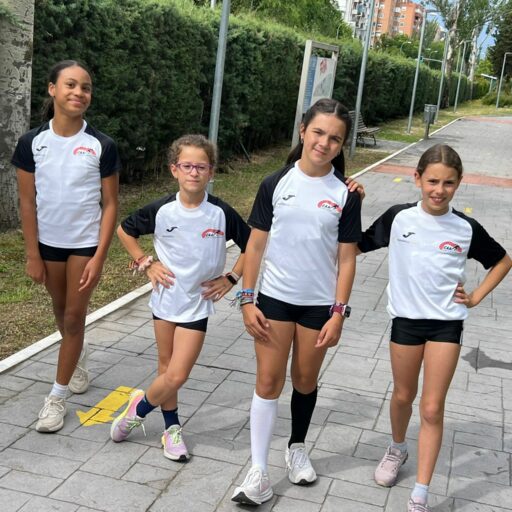 Carmen Gozalo, Alba Abellan, Juliette Olivan y Mary Iheme